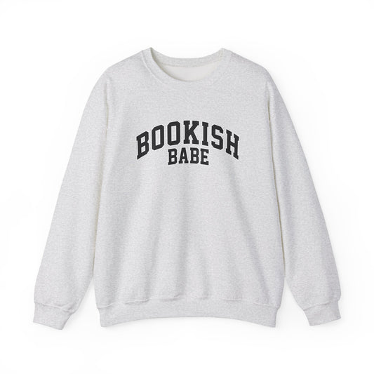 Varsity Black Bookish Babe – Cozy, Classic, and Made for Readers