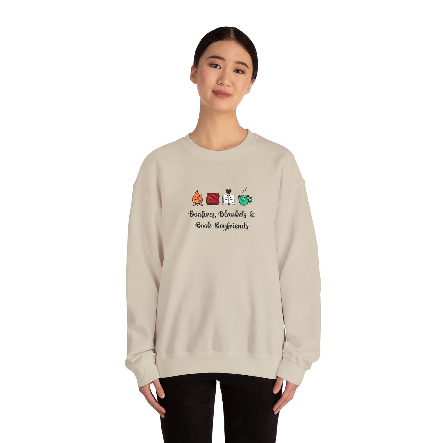 Bonfires, Blankets & Book Boyfriends Crewneck