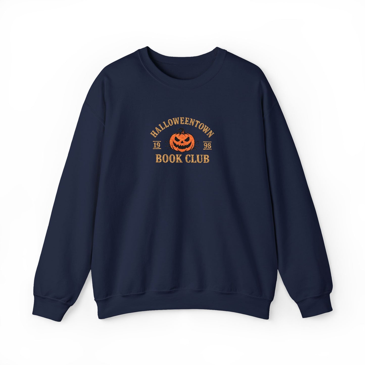 Halloweentown Book Club Crewneck – Gold Stitching