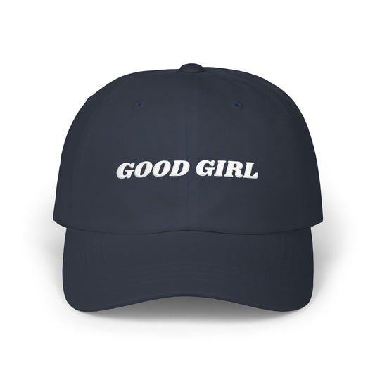 "Good Girl" Classic Dad Cap Book Girly Hat