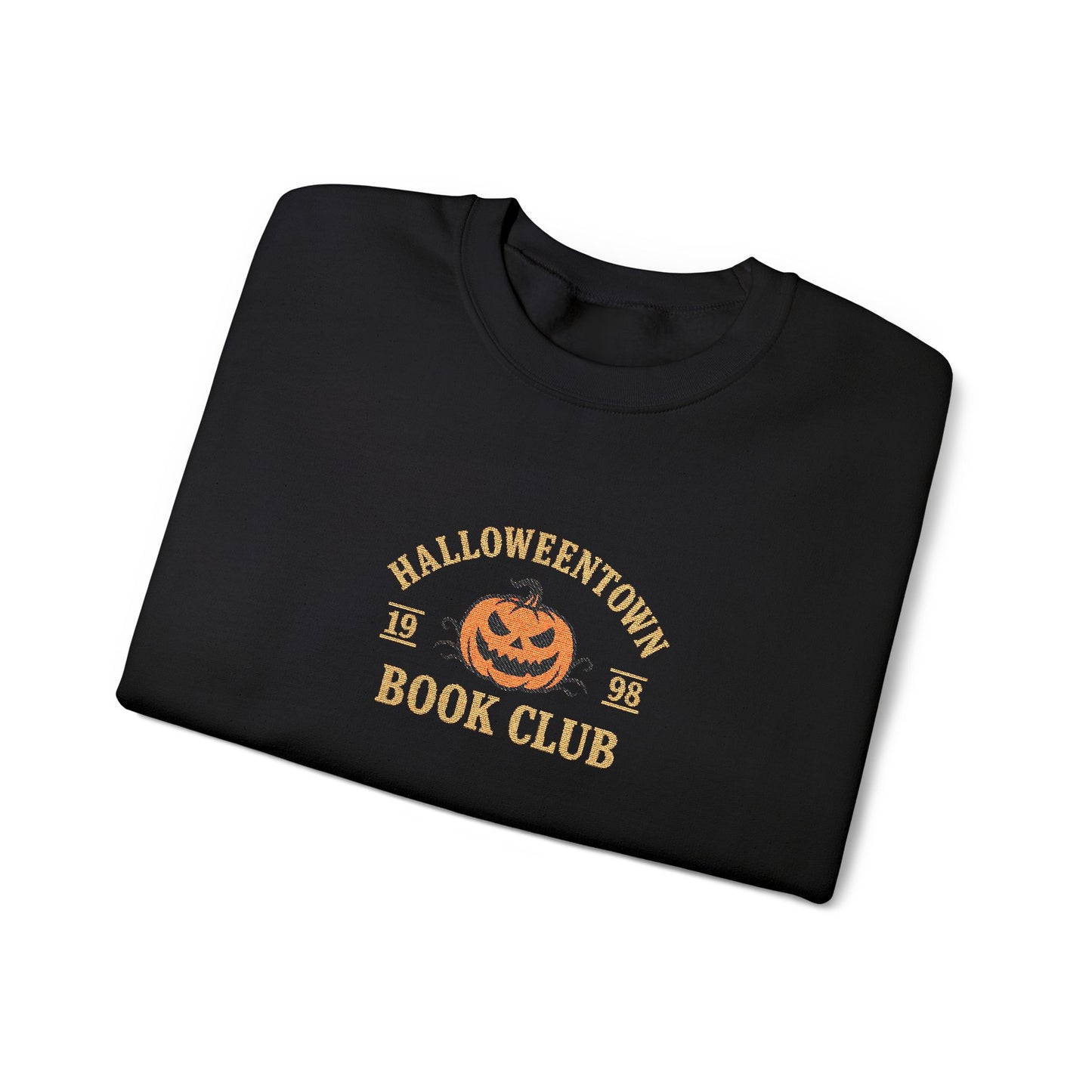 Halloweentown Book Club Crewneck – Gold Stitching