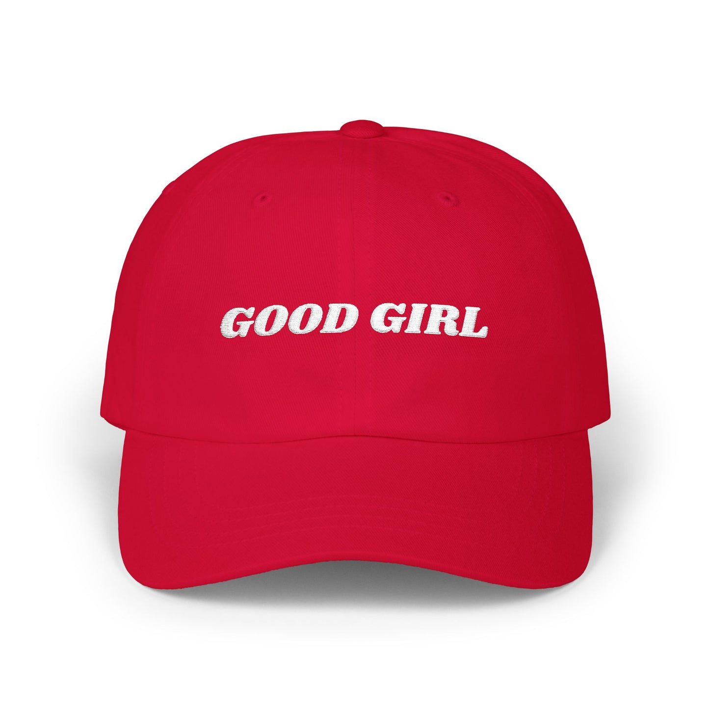 "Good Girl" Classic Dad Cap Book Girly Hat