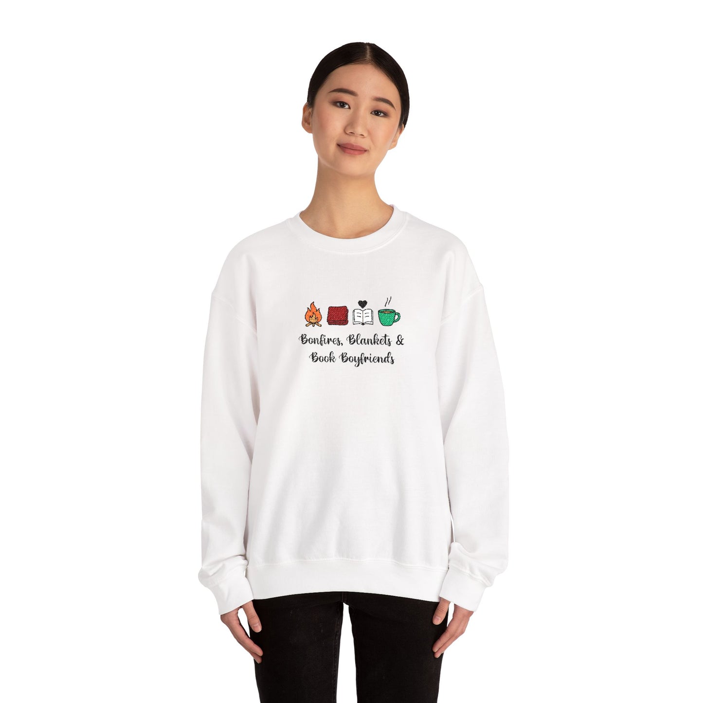 Bonfires, Blankets & Book Boyfriends Crewneck