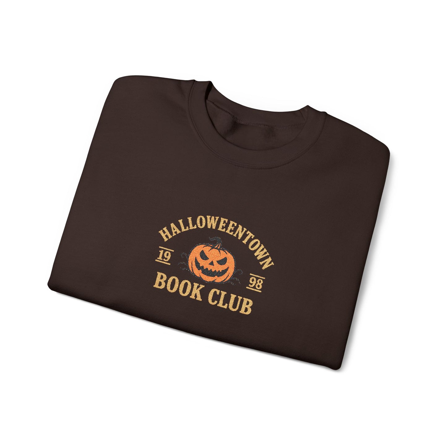 Halloweentown Book Club Crewneck – Gold Stitching