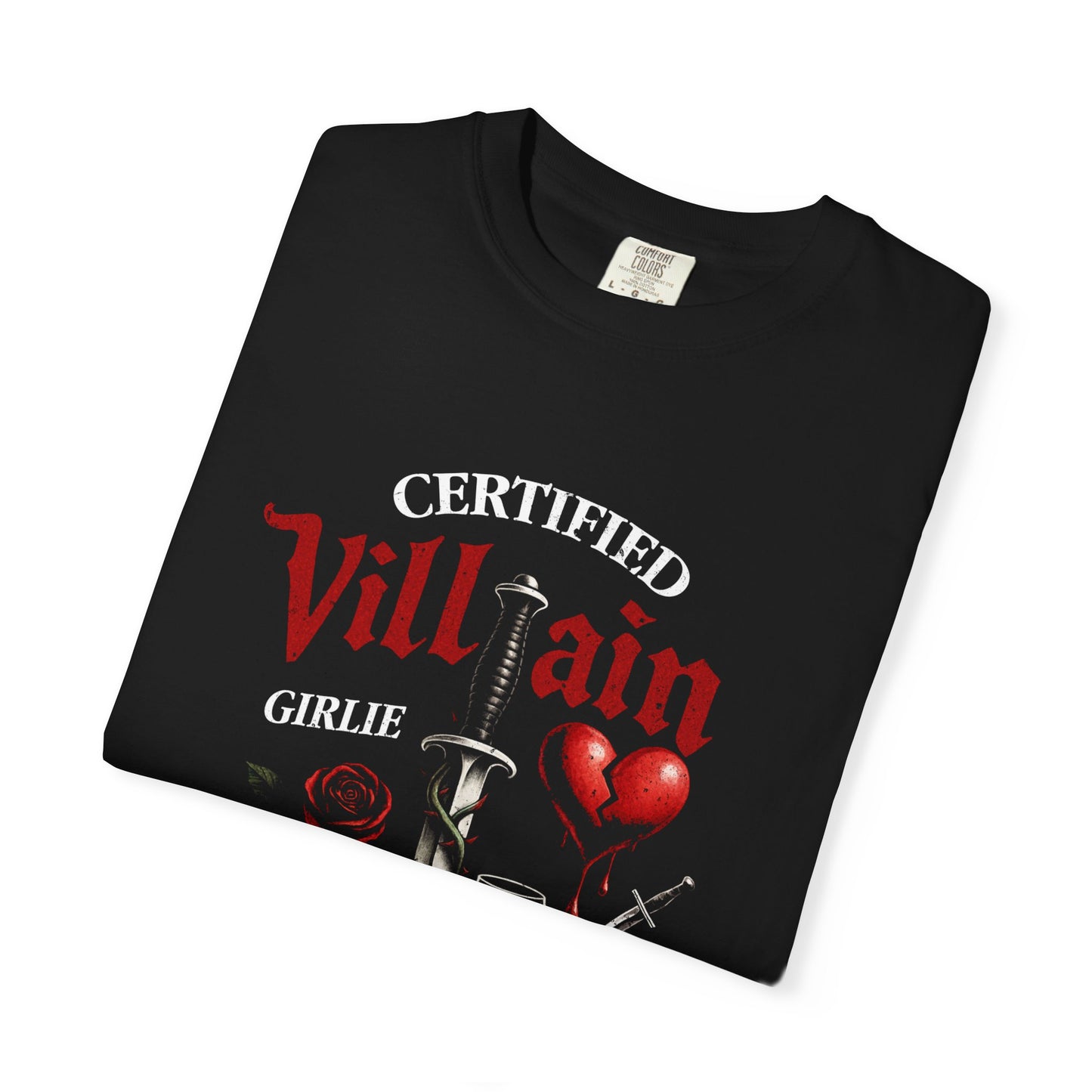 Certified Villain Girlie - Comfort Colors Tee