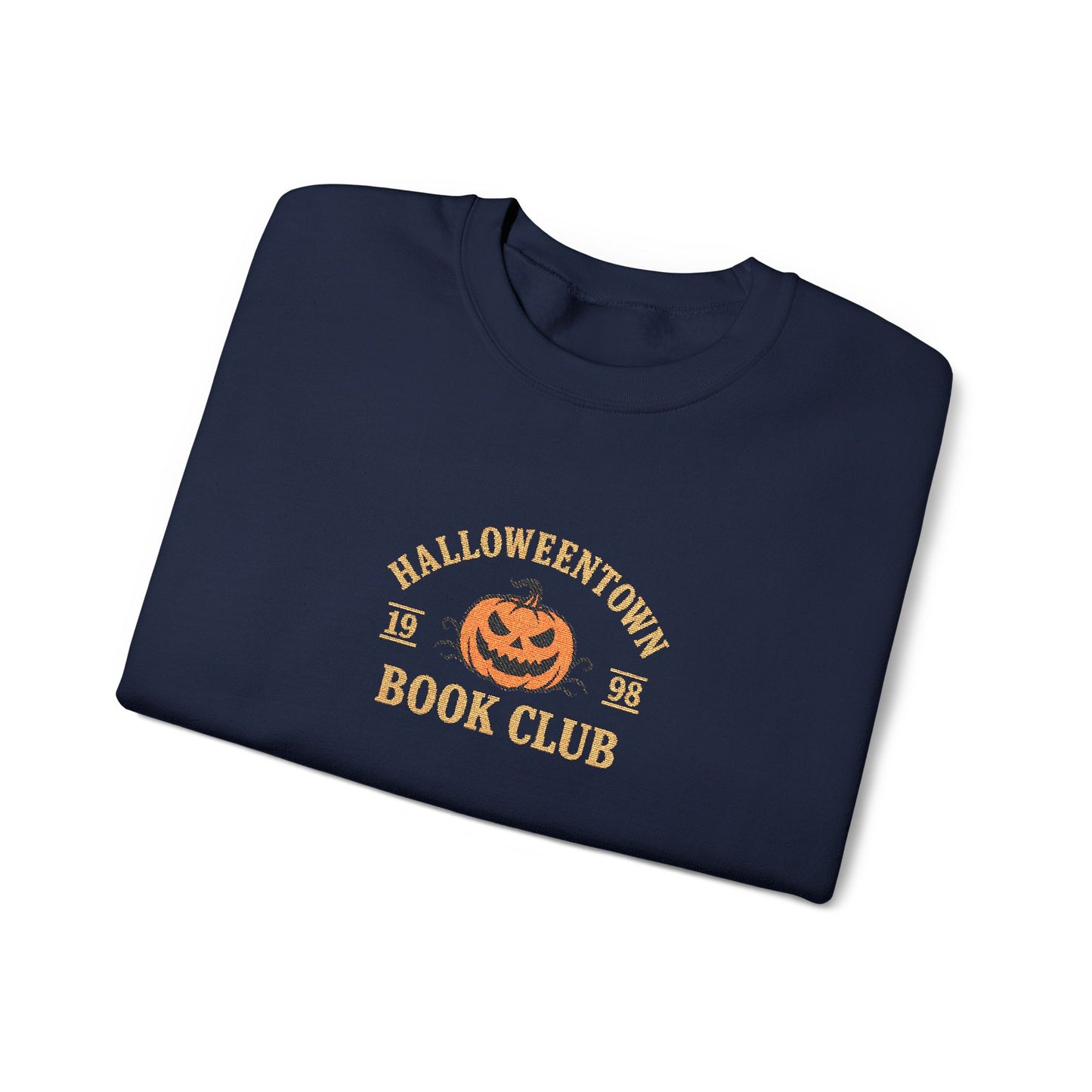Halloweentown Book Club Crewneck – Gold Stitching