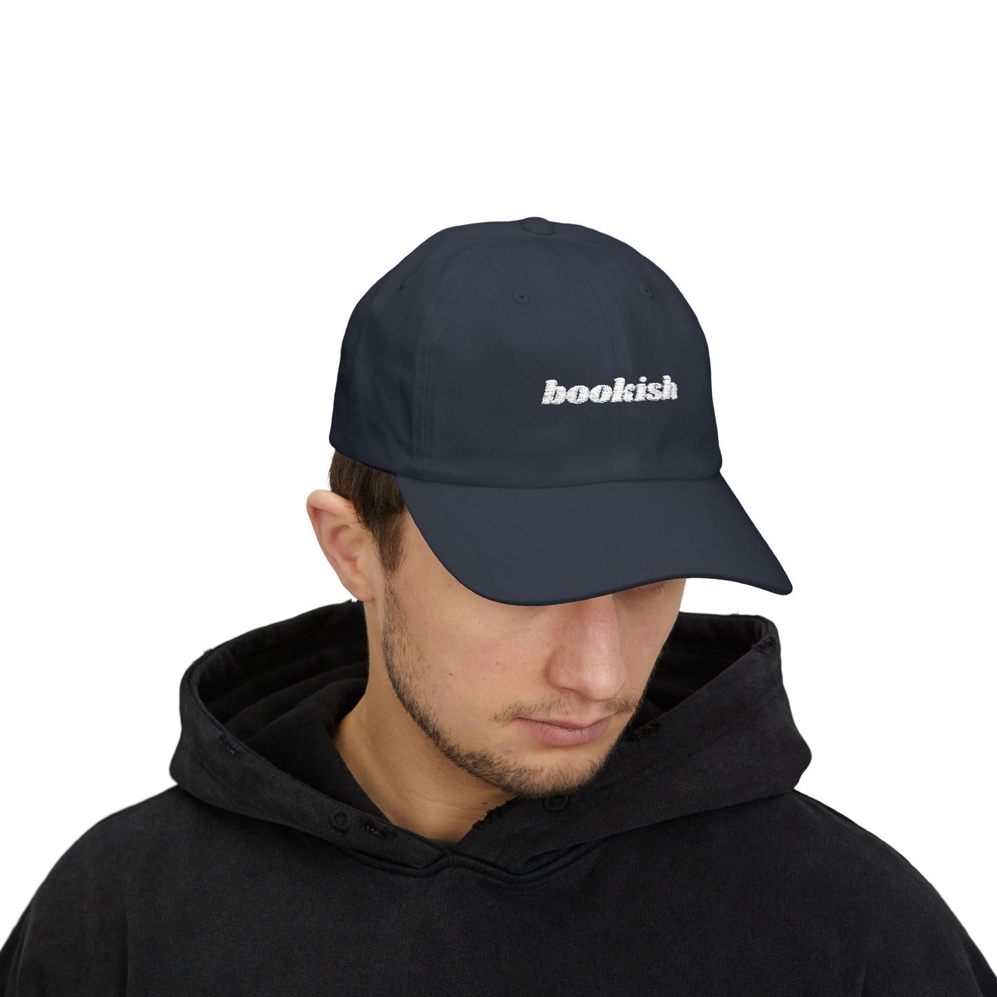 "bookish" Lowercase Classic Dad Cap for Book Lovers