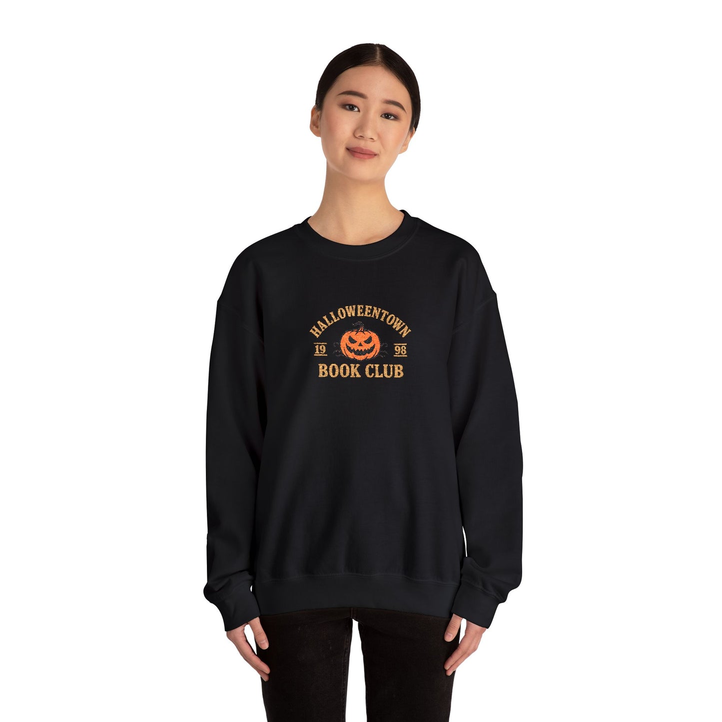 Halloweentown Book Club Crewneck – Gold Stitching