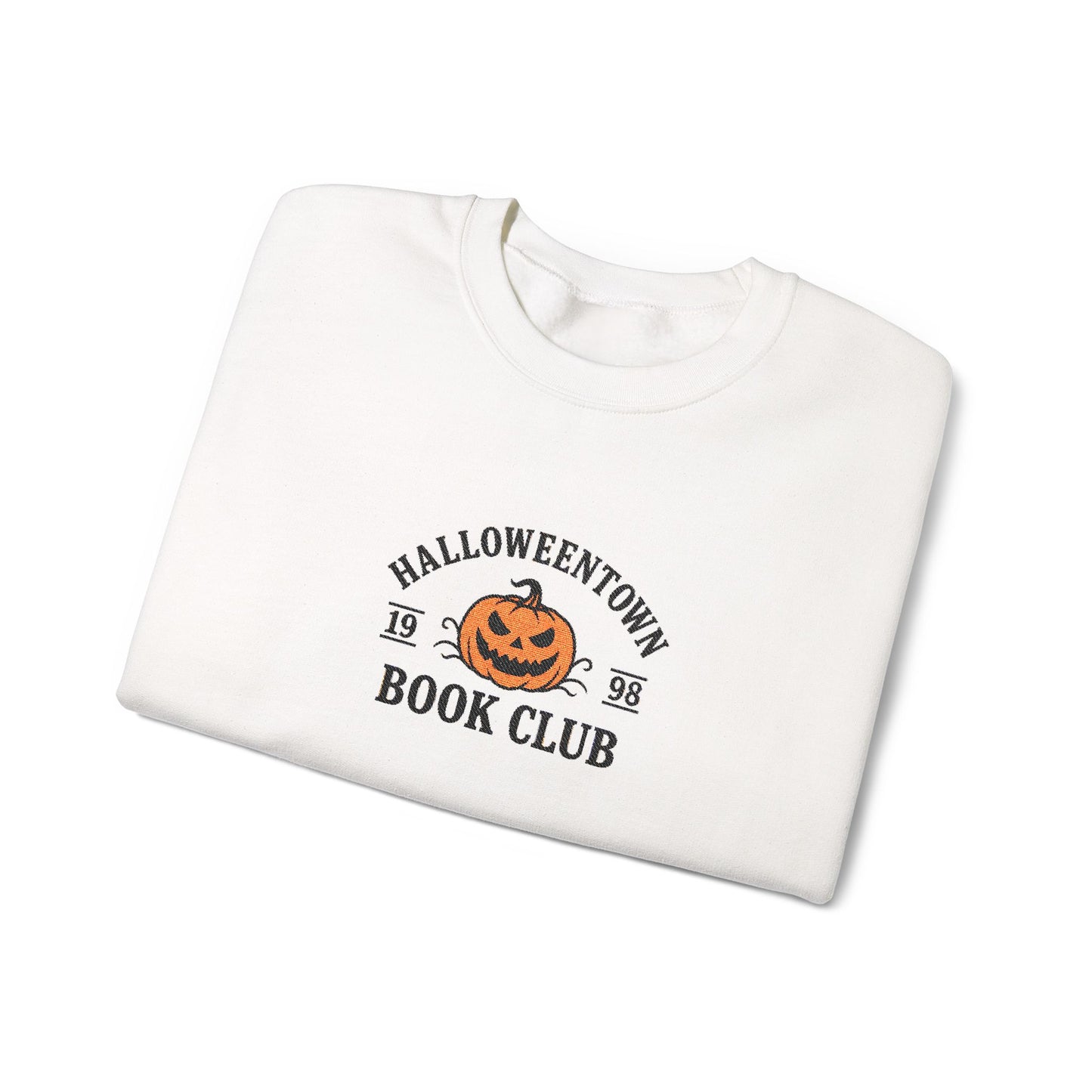 Halloweentown Book Club Crewneck – Black Stitching