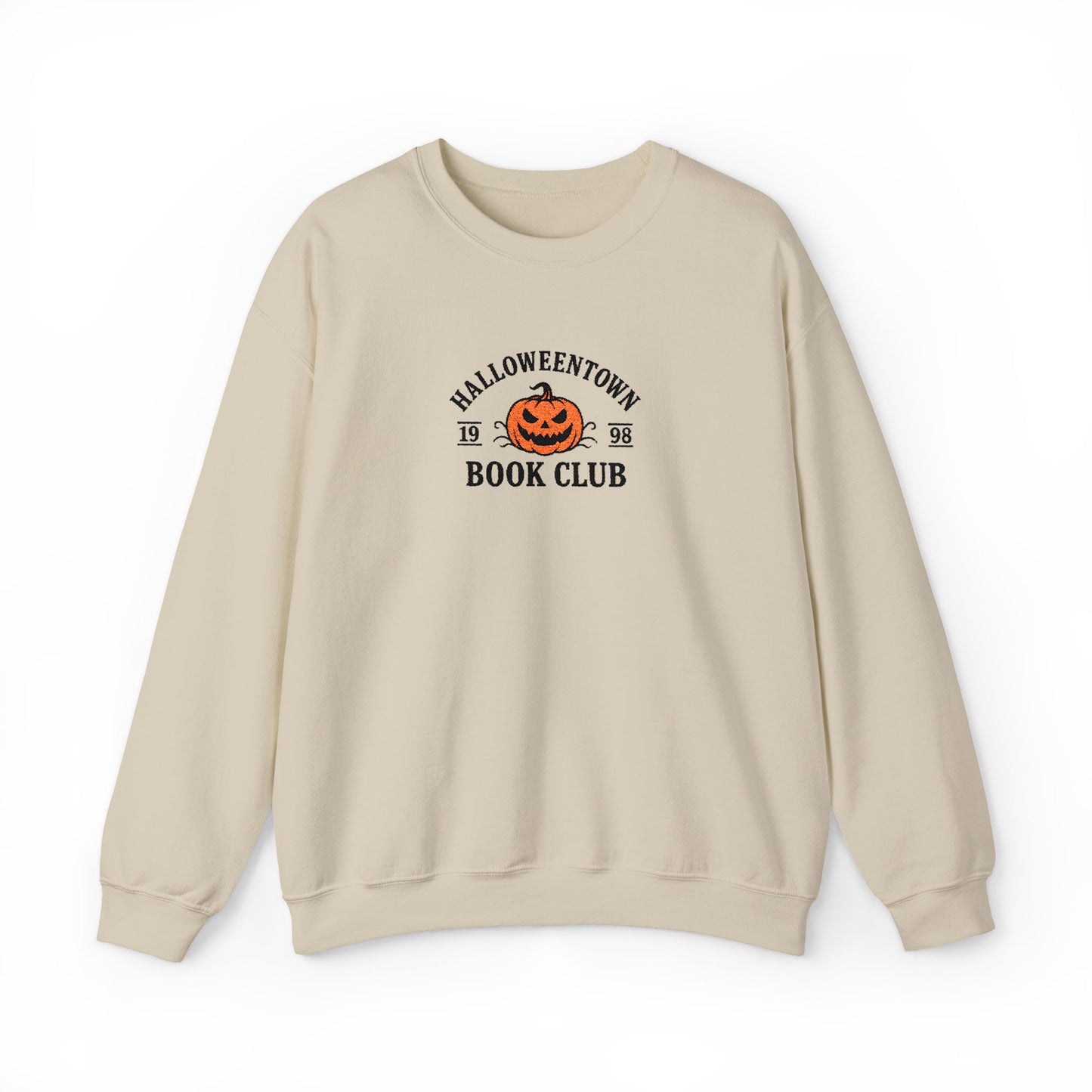 Halloweentown Book Club Crewneck – Black Stitching
