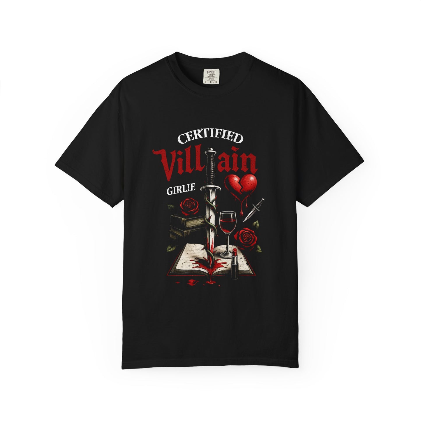 Certified Villain Girlie - Comfort Colors Tee