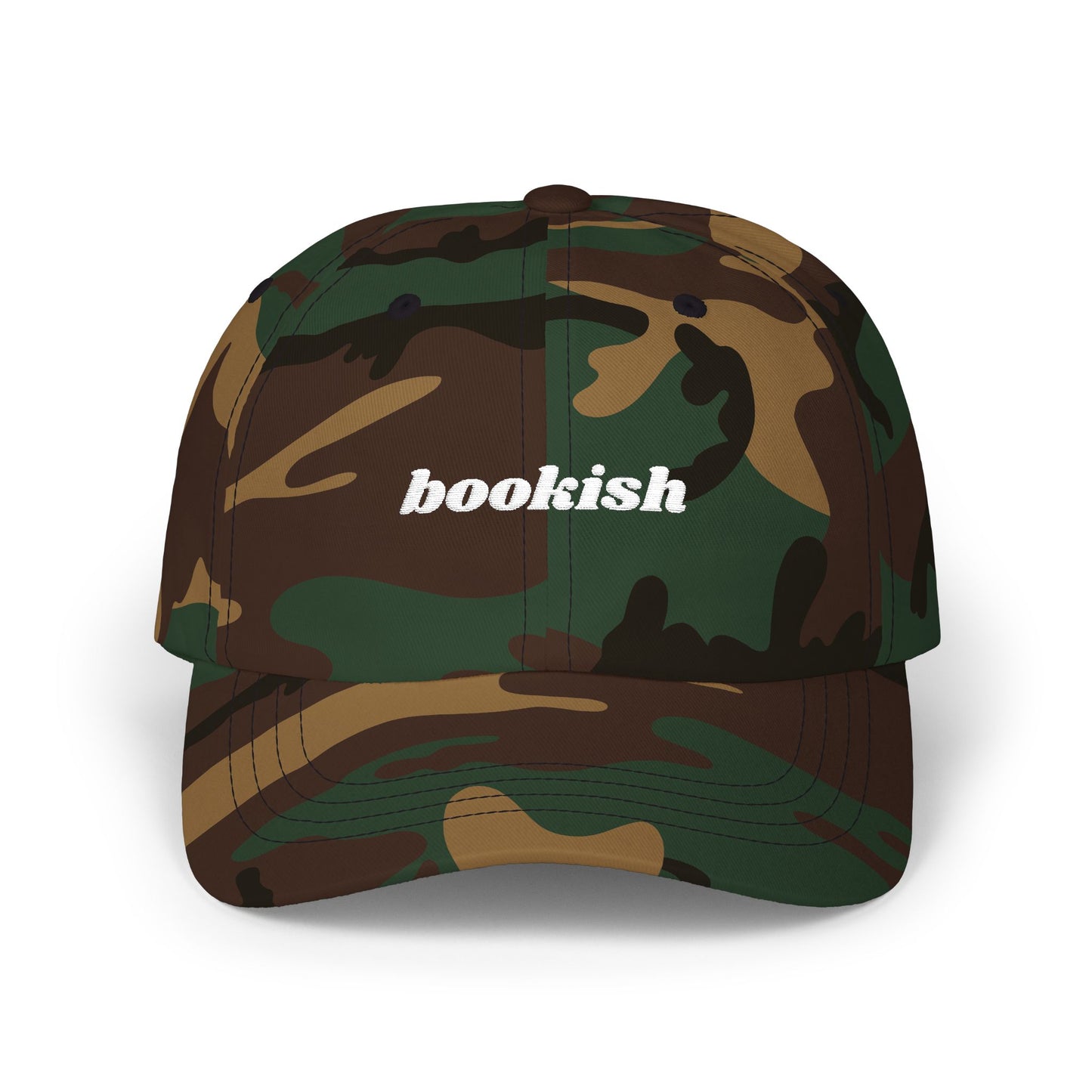 "bookish" Lowercase Classic Dad Cap for Book Lovers