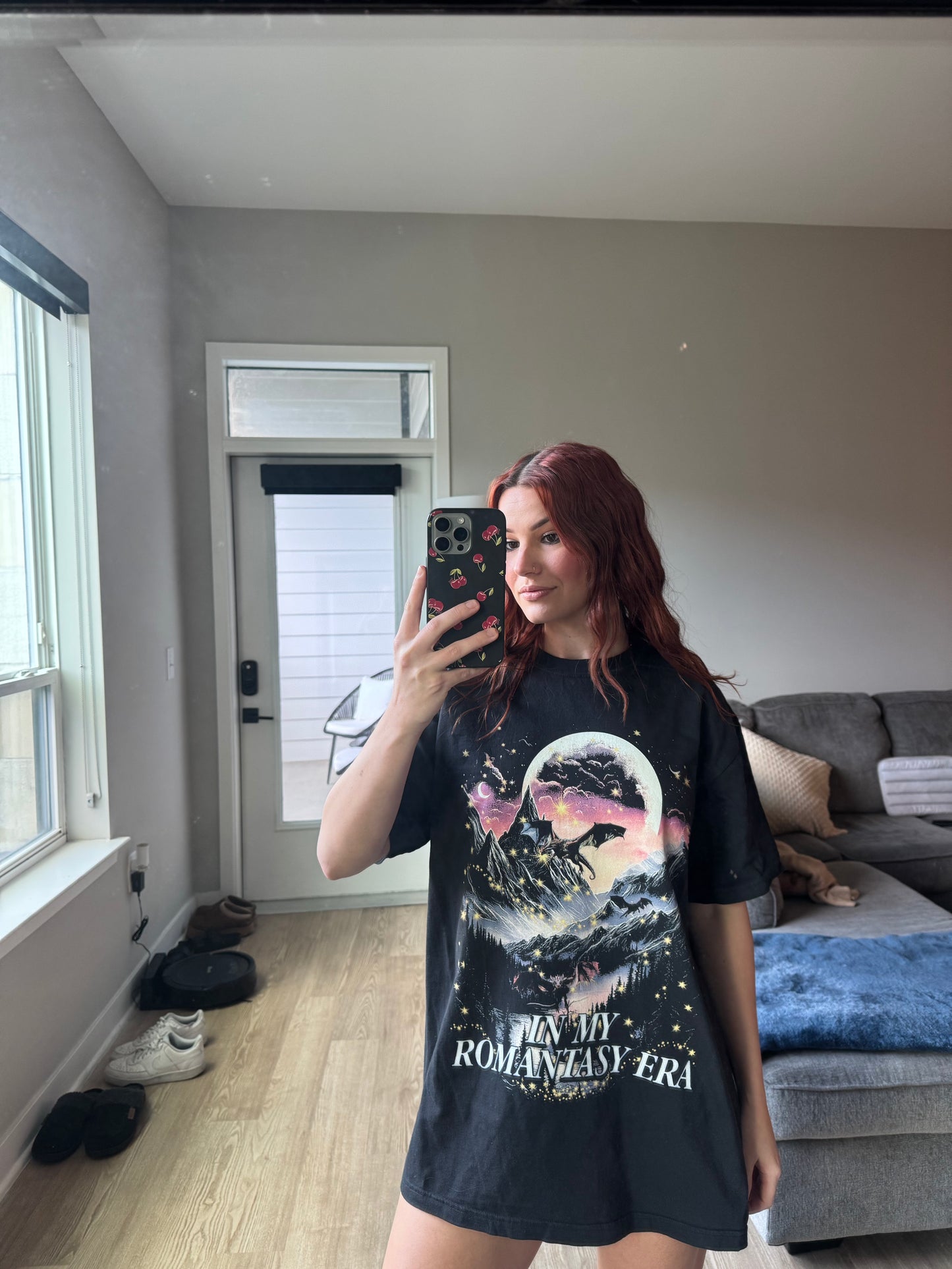 “In My Romantasy Era” Comfort Colors Graphic Tee – Fantasy Aesthetic Shirt for Book Lovers