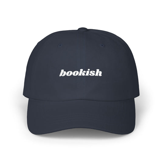 "bookish" Lowercase Classic Dad Cap for Book Lovers