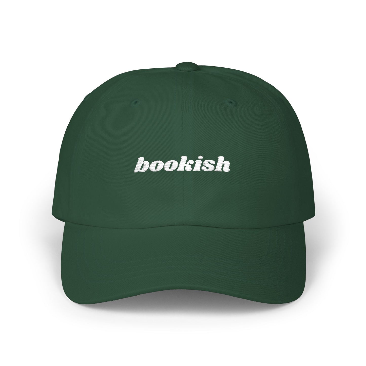 "bookish" Lowercase Classic Dad Cap for Book Lovers