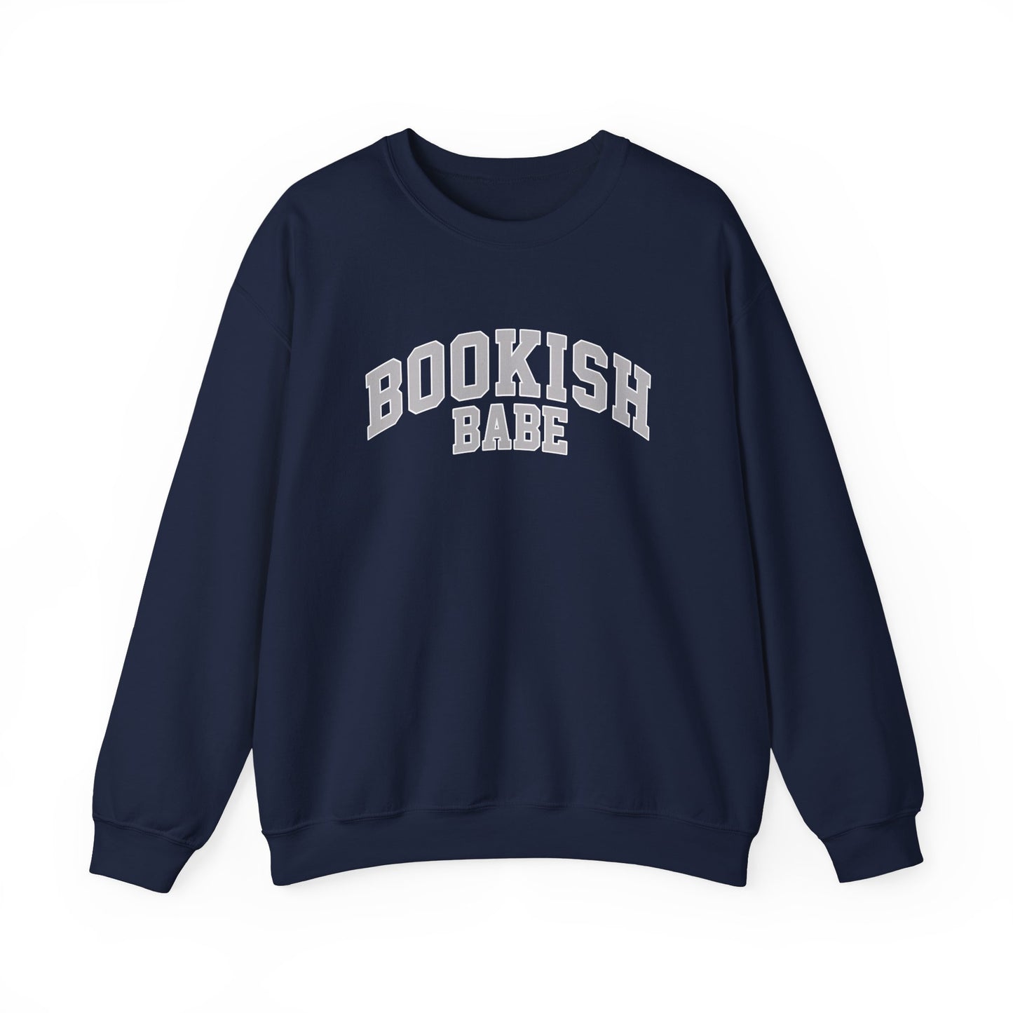 Varsity Grey Bookish Babe– Cozy, Classic, and Perfect for Your TBR Days