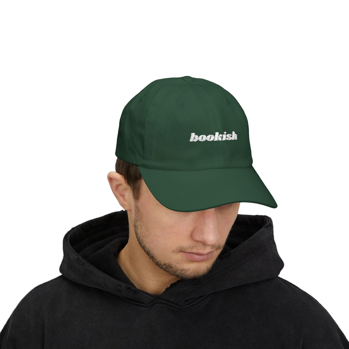 "bookish" Lowercase Classic Dad Cap for Book Lovers