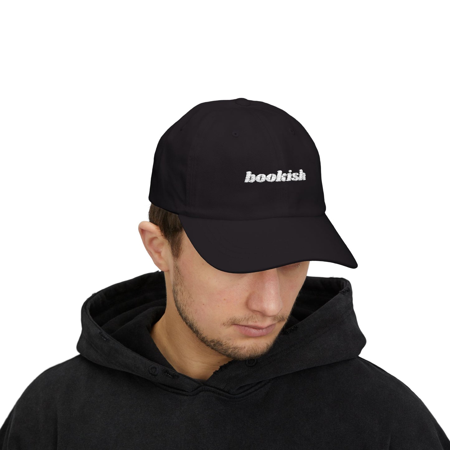 "bookish" Lowercase Classic Dad Cap for Book Lovers