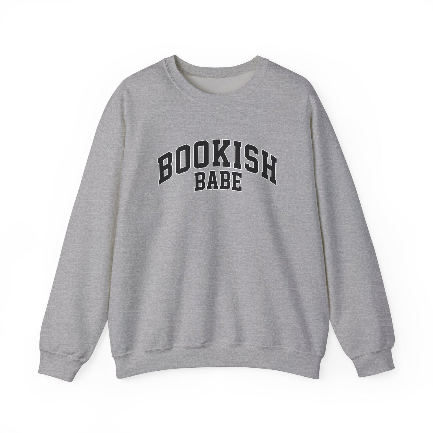 Varsity Black Bookish Babe – Cozy, Classic, and Made for Readers