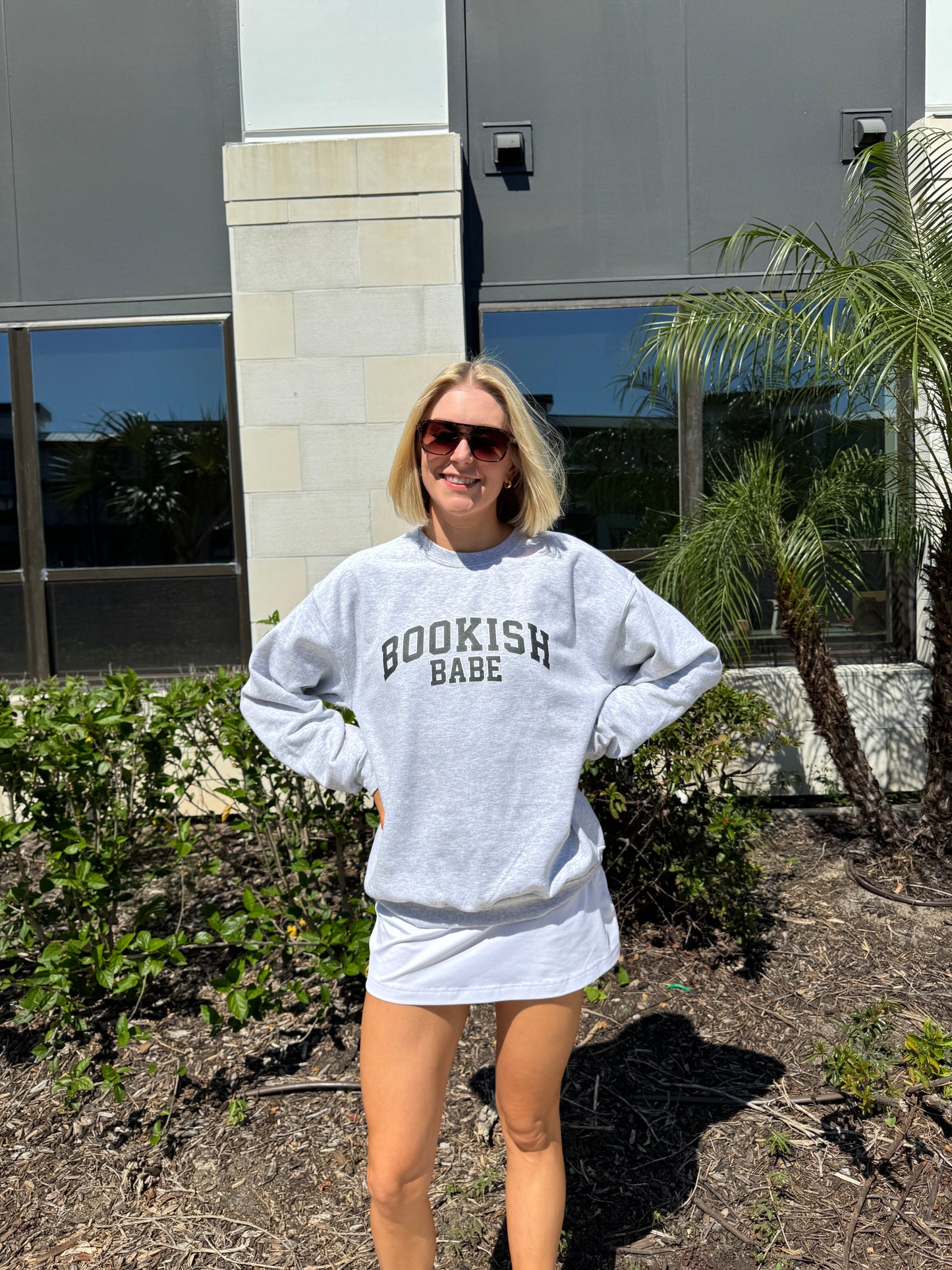 Varsity Black Bookish Babe – Cozy, Classic, and Made for Readers